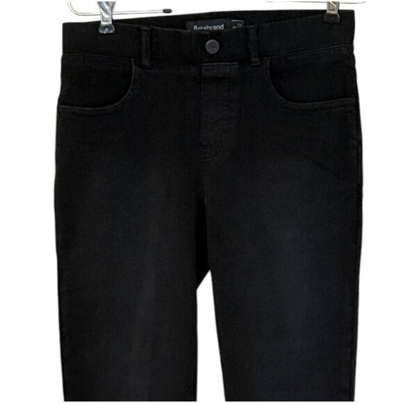 Betabrand Women's Four Pocket Skinny Yoga Denim Black Pants Size Small NIB - Picture 4 of 7